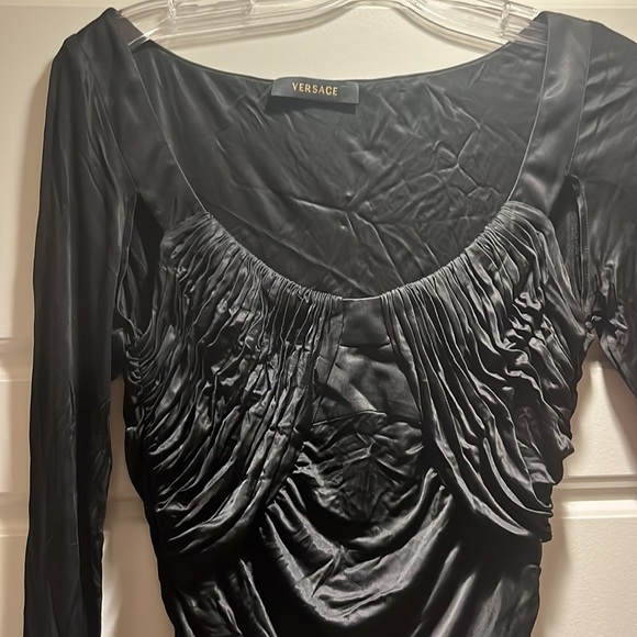 Versace Top with cut outs - Picture 2 of 7